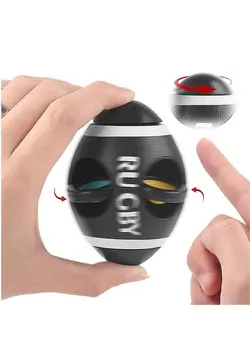 گجت، فیجت و سرگرمی اسپینر Sensory Fidget Toys Set, Stress Relief,Face-Changing Anti-Anxiety Keyboard for Kids Adults (Rugby Black) 