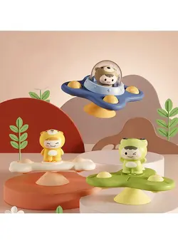 گجت، فیجت و سرگرمی اسپینر Suction Cup Spinner Toys, 3pcs Cute Babies Dimple Whirly Toy, Sensory Bath Toys for Toddlers 1-3, Fidget Spinner Toy for Toddlers Boy Girl Birthday Gifts 