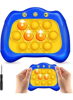 گجت، فیجت و سرگرمی پاپ ایت Quick Push Light Up Pop Game Fidget Toys for Adults and Kids Puzzle Game Machine Squeeze Poppet Sensory Push Pop Bubble Toy Relief Party Favors Puzzle Game Fidget Console 
