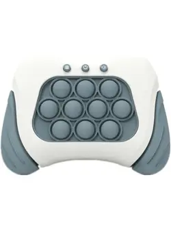 گجت، فیجت و سرگرمی پاپ ایت Fast Push Electronic Pop it fidget game. Light up popping, memory game, pop it toy, quick push pop it, for kids and adults. (White with Blue handle) 
