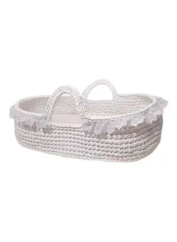 کالای خواب گهواره و حمل کودک Handmade Crochet Moses Travel Basket 