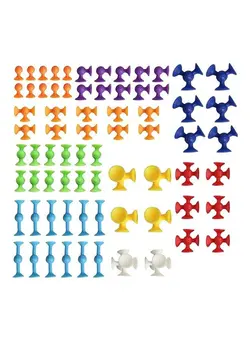 گجت، فیجت و سرگرمی اسپینر 72-Piece Silicone Stress Sensory Toy Set 