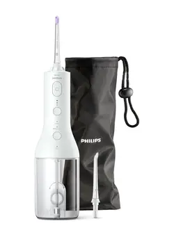 بهداشت دهان و دندان تجهیزات جرم‌گیری دندان Philips Sonicare Cordless Power Flosser 3000, White HX3806/31 Certified UAE 3 Pin 