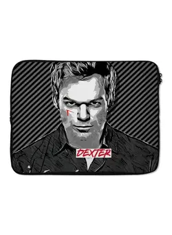 کیف، کوله‌پشتی و چتر کیف و کوله لپ تاپ Dexter Printed Sleeve For 13-Inch Laptop Grey/Red 