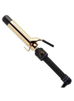 اتو مو فر کننده Hot Tools Pro Artist 24K Gold Curling Iron | Long Lasting, Defined Curls (1-1/4 in) 