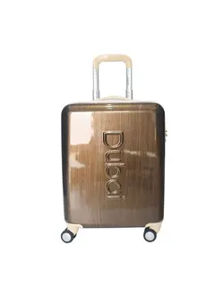 چمدان و ساک مسافرتی ست چمدان *Dubai* Lightweight Luggage Checked Bag- Durable Hard-Shell Luggage 20 Inches Suit Case for Travel | Large Hard sided Luggage with Spinner 4 Quiet 360° wheel (20-Inch) THABS-1199 Gold & Ivory 