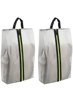 چمدان و ساک مسافرتی کیف مسافرتی Shoe Bags for Travel Waterproof Dustproof Polyester Organizer Storage Tote Pouch with Zipper for Men and Women Portable Shoe Tote Bags for Travel and Storage 