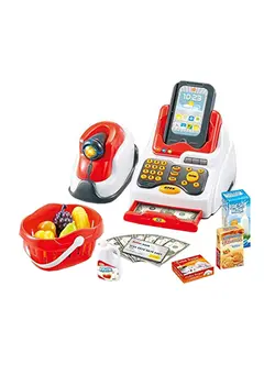 اسباب‌بازی‌های مشاغل و اماکن ست‌های قلک Cash Register Supermarket Toy 