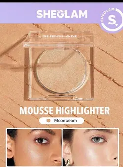 آرایشی صورت هایلایتر Cosmic Crystal Mousse Highlighter - Moonbeam 