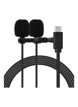 میکروفون سایر Lavalier Lapel Microphone Black 