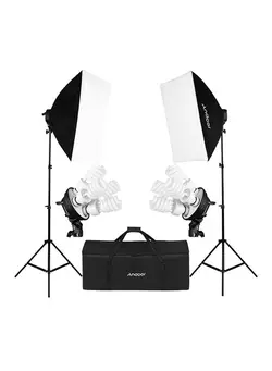 نورپردازی و استودیو سایر Studio Photo Lighting Kit Black/White 