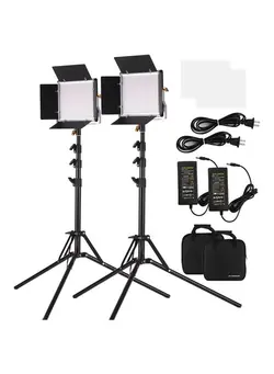 نورپردازی و استودیو سایر 12-Piece LED Video Shooting Light Set Black/Clear 