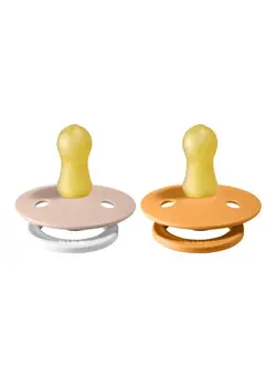 تغذیه و نگهداری کودک پستانک Pacifier Size 1,  Baby 0-6M , 2-Pieces - Blush Night/Apricot 