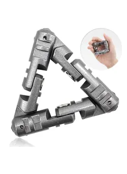 گجت، فیجت و سرگرمی اسپینر Infinite Flip Fingertip Decompression Toys Infinite Flip Fidget Toys Sensory Spinner Handheld Fidget Toys Stainless Steel Metal Chain Fidget Toy for Adults Children Anxiety Stress Relief Toys 