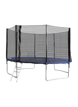 بازی‌های فضای باز و تجهیزات پارک ترامپولین Trampoline With Safety Net 16feet 