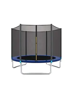بازی‌های فضای باز و تجهیزات پارک ترامپولین 6ft Children Trampoline With Safety Enclosure Indoor Or Outdoor 183X183X200cm 