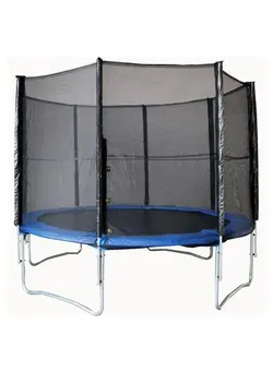 بازی‌های فضای باز و تجهیزات پارک ترامپولین Trampoline With Safety Net 8feet 