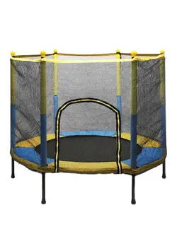 بازی‌های فضای باز و تجهیزات پارک ترامپولین 4.5 Feet Fancy And Stylish Kids Outdoor Trampoline 142X142X129cm 