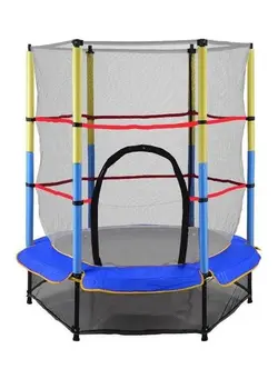 بازی‌های فضای باز و تجهیزات پارک ترامپولین Jumping Trampoline 180x90x46cm 