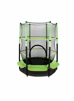 بازی‌های فضای باز و تجهیزات پارک ترامپولین 5.5FT Waterproof Breathable Full Enclosed Portable Jumping Trampoline With Safety Net 