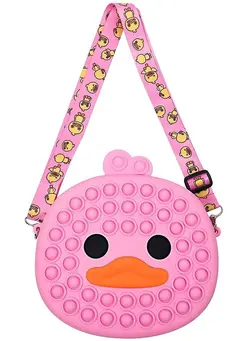 گجت، فیجت و سرگرمی پاپ ایت Prime Cute Bag Pops Fidget Toys Push Its Bubble Stress Reliever Duck Simpl Dimmer Anti stress Children Sensory Toys Backpack 