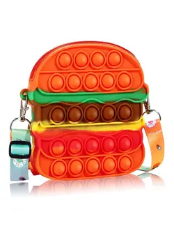 گجت، فیجت و سرگرمی پاپ ایت Bubble Sensory Fidget Shoulder Bag Toy 14 x 14 x 3cm 