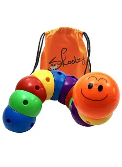 گجت، فیجت و سرگرمی اسپینر Rainbow Caterpillar Building Toy Build Fine Motor Skills Color Sorting Adhd Anxiety Fidget Learning Toys To Relieve Stress For Toddlers Kids & Adults Gift For Children Boy & Girl 