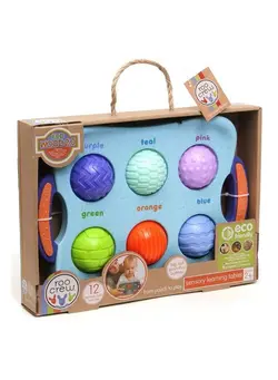 گجت، فیجت و سرگرمی اسپینر Roo Crew Sensory Toys Learning Tablet 1 Educational Fidget Toy Set For Kids With Textured Bubbles 11.5