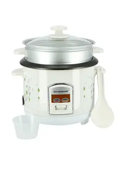 پلوپز، زودپز و آرام‌پز پلوپز 3-In-1 Electric Rice Cooker 1 L 400 W OMRC2250 White/Silver 