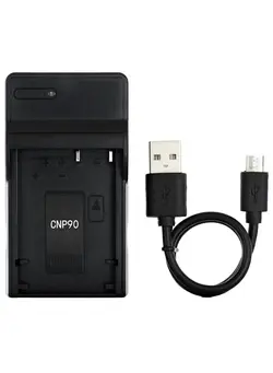 لوازم جانبی فیلم‌برداری و عکاسی اکسسوری حرفه‌ای NP-90 USB Charger for Casio Exilim EX-FH100, Exilim EX-FH100BK, Exilim EX-H10, Exilim EX-H15, Exilim EX-H20G, Exilim EX-H20GBK, Exilim EX-H20GSR Camera and More 