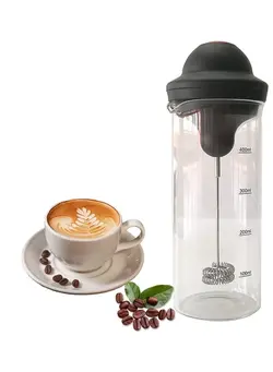قهوه‌ساز و فوم‌ساز شیر فوم‌ساز شیر Stainless Steel Multi-Purpose Automatic Mixer Jug Electric High Efficient Coffee Frother 