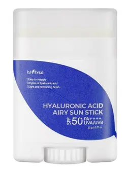حفاظت در برابر آفتاب ضد آفتاب ISNTREE Hyaluronic Acid Airy Sun Stick SPF 50+ PA++++ 