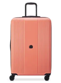 چمدان و ساک مسافرتی چمدان تک Delsey Ophelie 82cm Hardcase 4 Double Wheel Expandable Check-In Luggage Trolley Coral Pink - 00389383119ME 