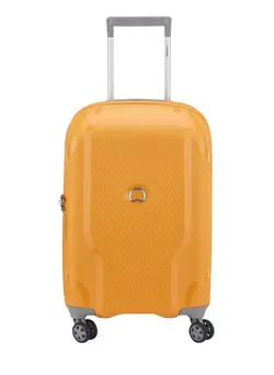 چمدان و ساک مسافرتی چمدان تک Delsey Clavel 55cm Hardcase 4 Double Wheel Expandable Cabin Luggage Trolley Yellow - 00384580105 