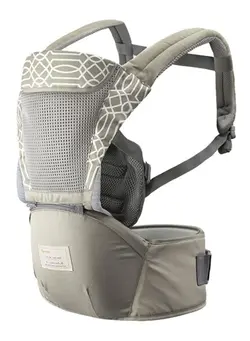 لوازم حمل آغوش Adjustable Strap Baby Carrier-Light Khaki/Grey 