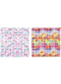 گجت، فیجت و سرگرمی پاپ ایت 2-Piece Big Size Push Pop Bubble Sensory Fidget Toy 