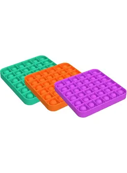 گجت، فیجت و سرگرمی پاپ ایت 3-Piece Big Size Pop It Push Bubble Sensory Fidget Toy 