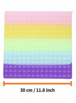 گجت، فیجت و سرگرمی پاپ ایت Glow In The Dark Push Pop Bubble Stress Reliever Toy 30cm 