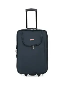چمدان و ساک مسافرتی چمدان تک Softside Cabin Luggage Trolley Navy Blue 