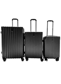 چمدان و ساک مسافرتی ست چمدان Ababeed travel luggage set of 3 fashionable Hard-shell (Hard side) trolley bags, with 360 spinner wheels, and extra protection or corners and sides,with front hanger. 