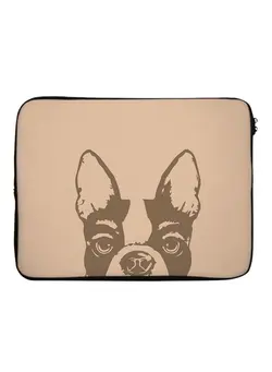 کیف، کوله‌پشتی و چتر کیف و کوله لپ تاپ Pets Dog Best Furry Friends Printed Sleeve For 13-Inch Laptop Beige 