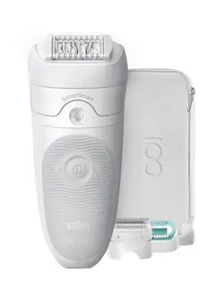 مردانه ماشین اصلاح Silk-Epil 5 Epilator Max Sensosmart 100 Year Limited Edition White 20 x 6.6 x 19.3cm 