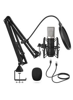 میکروفون سایر Professional Cardioid Microphone With Adjustable Scissor Arm And Shock Mount 