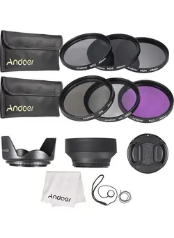 لنز و لوازم جانبی سایر 13-Piece Lens Filter Set Black/Clear/White 