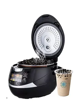 پلوپز، زودپز و آرام‌پز پلوپز Boston Coolers Commercial Fully Automatic 5L Pearl Pot Milk Tea Cooker Boba Cooker Tapioca Boba Pearl Rice Pot Cooker for Milk tea Shop 