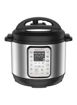 پلوپز، زودپز و آرام‌پز زودپز DUO plus 6,9-in-1 Multi-Use Electric Programmable Pressure Cooker, Multicooker, 15 Smart Programs, Stainless Steel Inner Pot And Advanced Safety Protection 5.7 L 1000 W INP-112-0029-01 Black & Stainless steel 