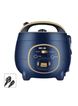 پلوپز، زودپز و آرام‌پز پلوپز MELING Mini Rice Cooker 1.8L Electric Automatic Rice Soup Cooker 300W Blue 