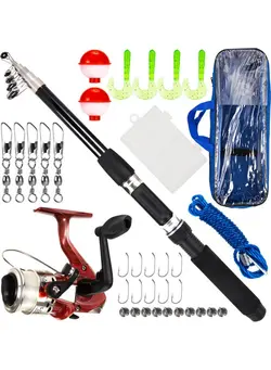 ماهیگیری چوب ماهیگیری 36-Piece Fishing Gear Set 