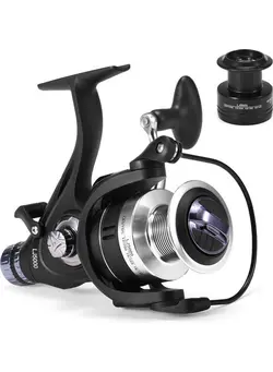 ماهیگیری چرخ و قرقره Fishing Reel Dual Brake System Smooth Spinning 