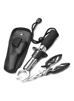 ماهیگیری قاف و جداکننده قلاب ish Lip Gripper with Fishing Plier Set 